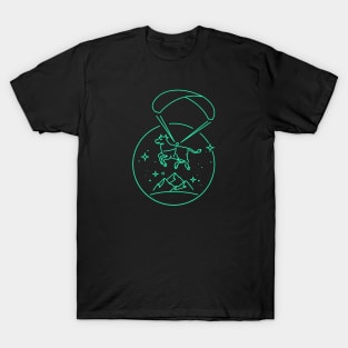 Cow Flying With Parachute T-Shirt